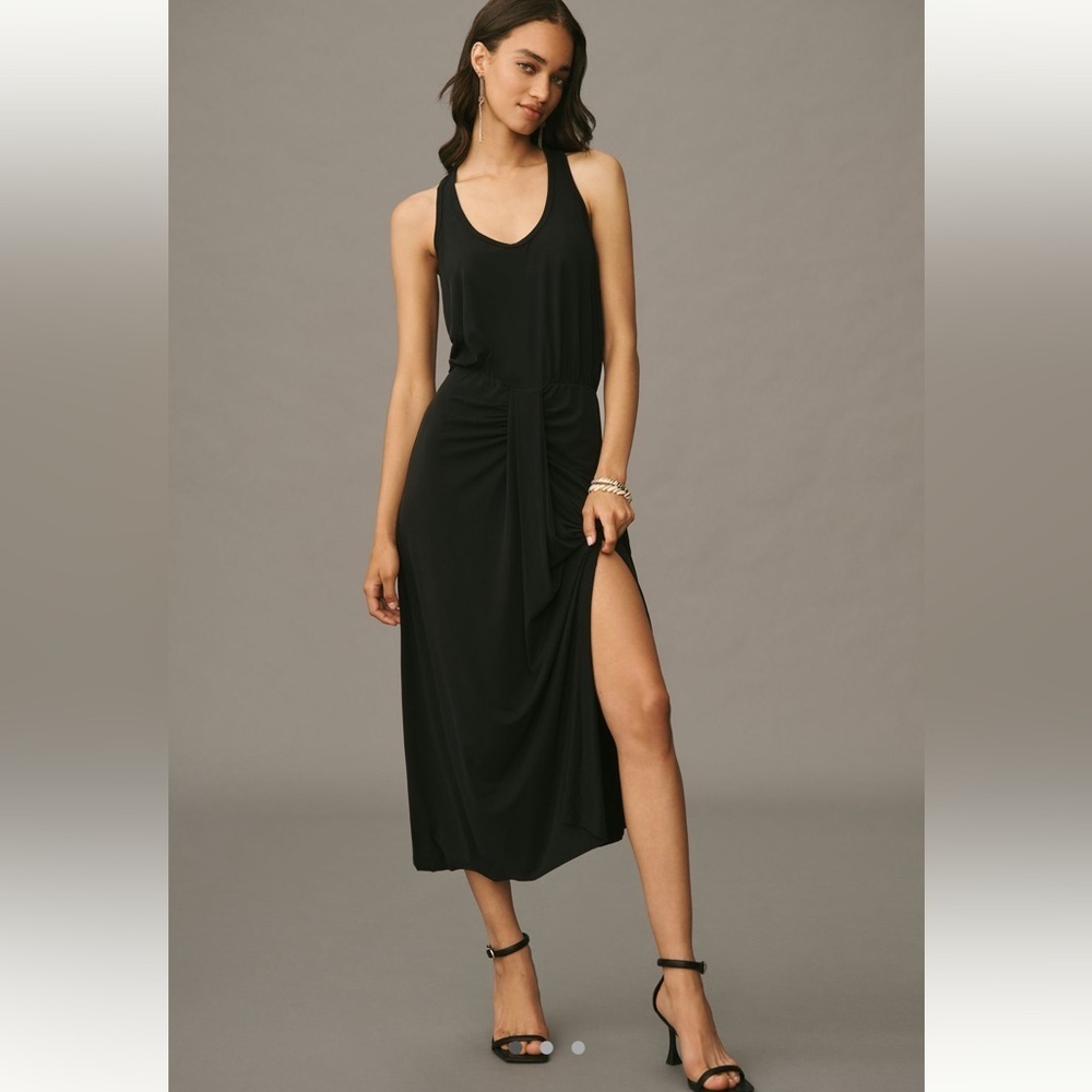 Anthoropologie Dolan XS Elegant Black Maxi Dress - Picture 6 of 9
